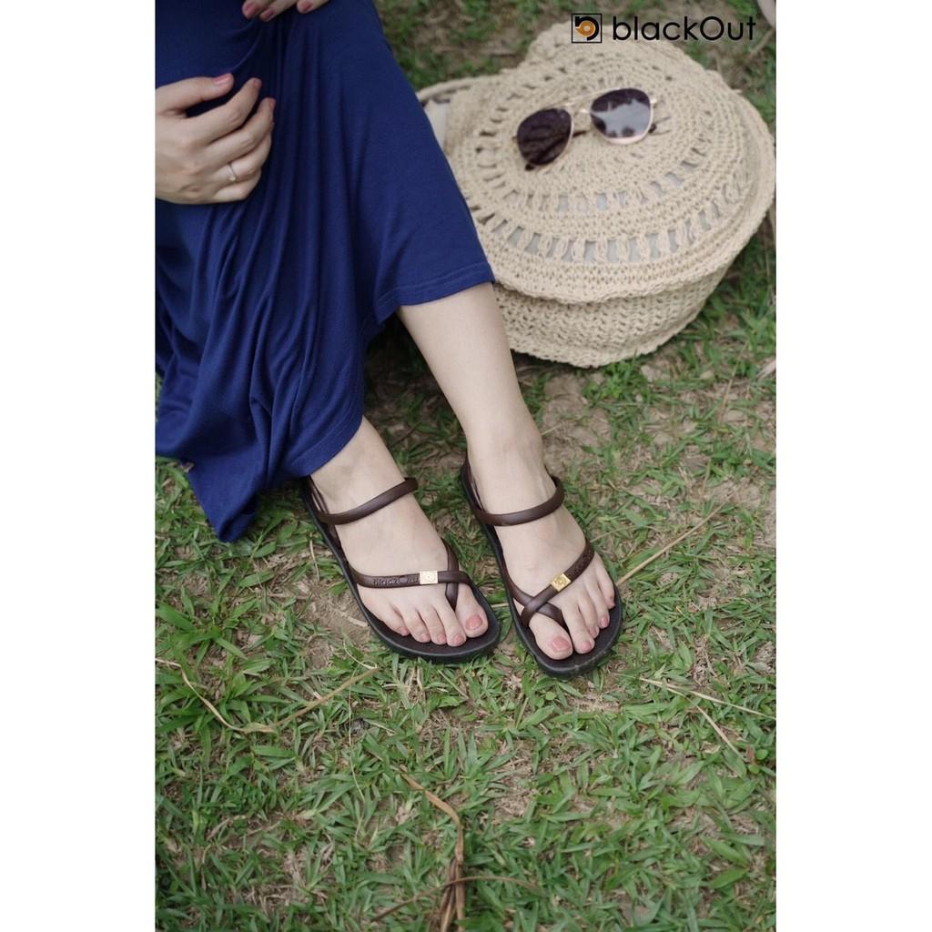 Giày Sandal Thái Lan Nữ Xỏ Ngón Blackout