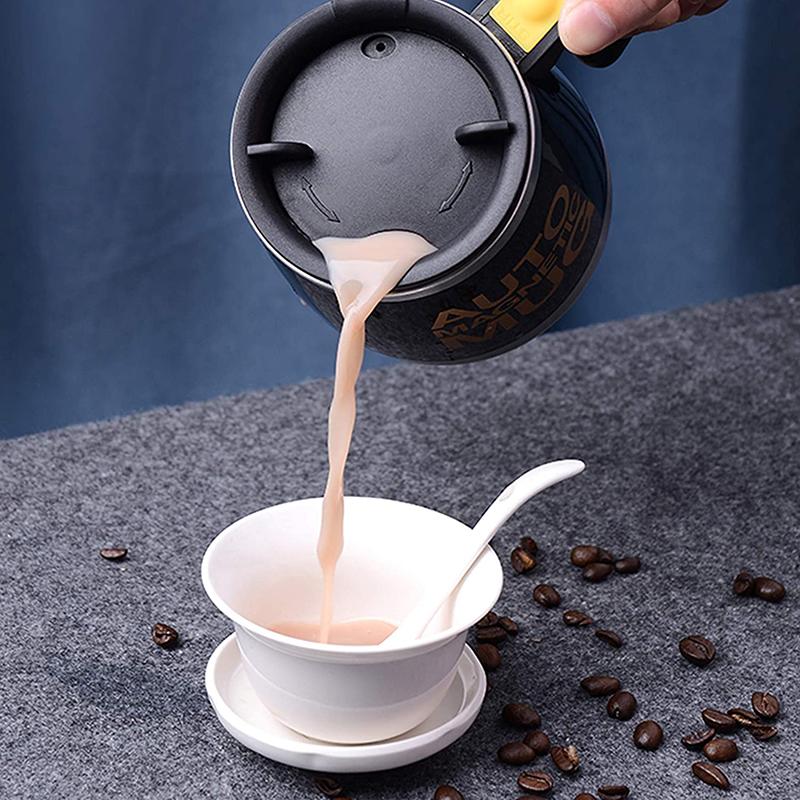 Điện Tự Động Có Cốc Cà Phê Cốc Tự Động Tự Trộn Quay Thép Không Gỉ Nhà Văn Phòng Du Lịch Phối Ca Đánh Sữa Cốc Cốc