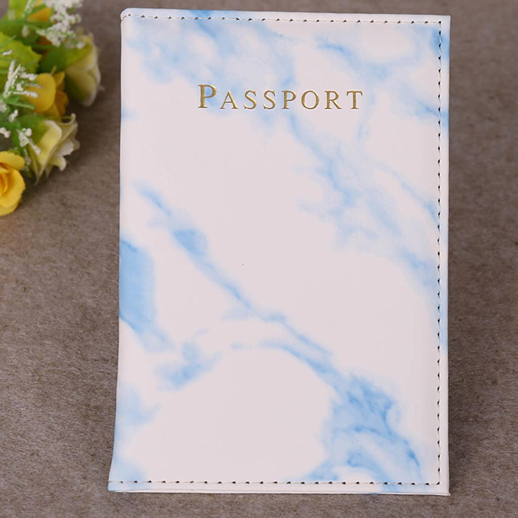 Travel Passports Holder Holder Case Blue
