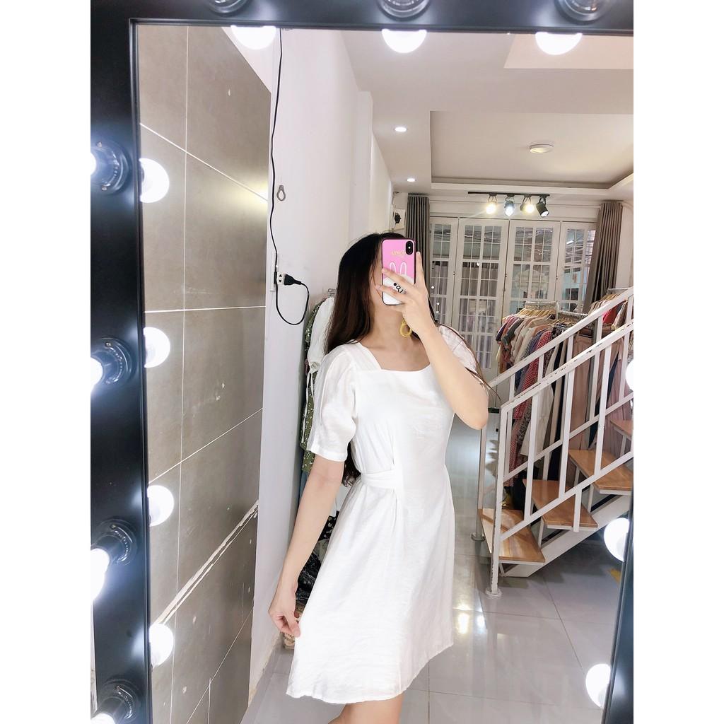 PUMPY DRESS - ĐẦM CHỮ A CỘT CHIẾT EO