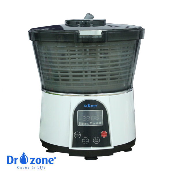 Máy rửa thực phẩm đa năng Dr, zone Ozone is Life, DR100 khử trùng diệt khuẩn an toàn cho sức khoẻ dung tích 6L- Hàng chính hãng