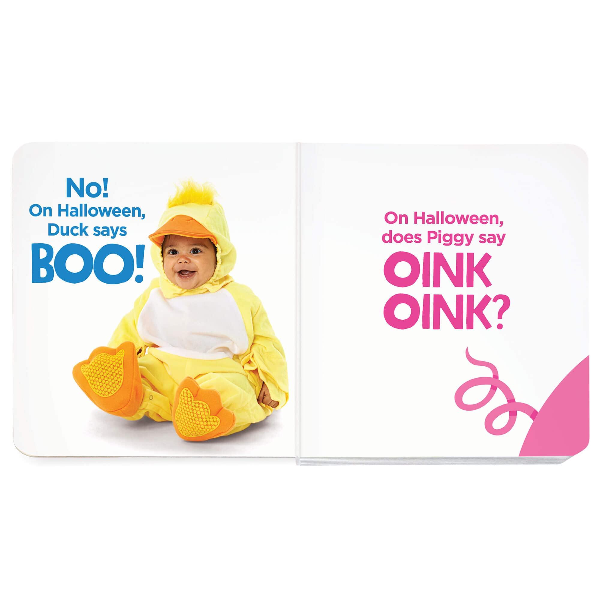 Who Says Boo?: Baby's First Halloween Book (Includes A Mirror!)