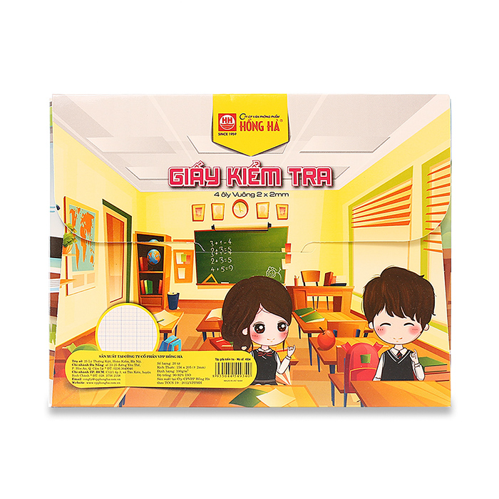 Giấy kiểm tra 4 ô ly Family 4936 (10 quyển)