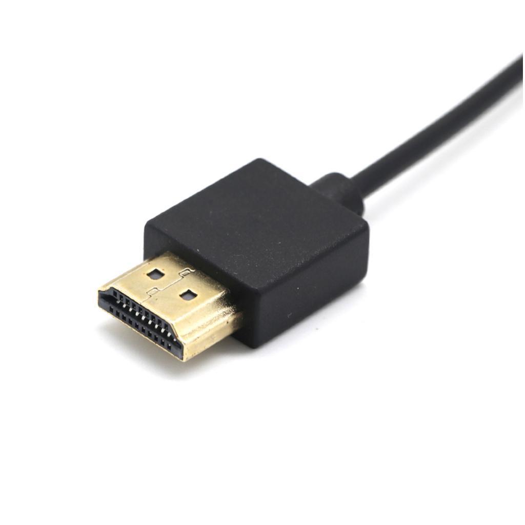 2X USB to HDMI Cable Male Charger Cable Splitter Adapter for HDTV DVD