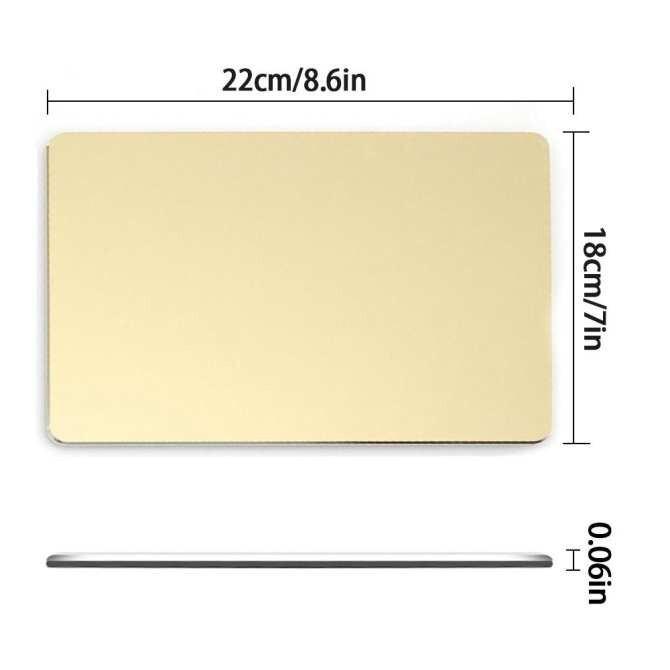 ️ Lót Chuột Hợp Kim Nhôm Nguyên Khối Cao Cấp Mouse Pad Bằng nhôm Aluminium