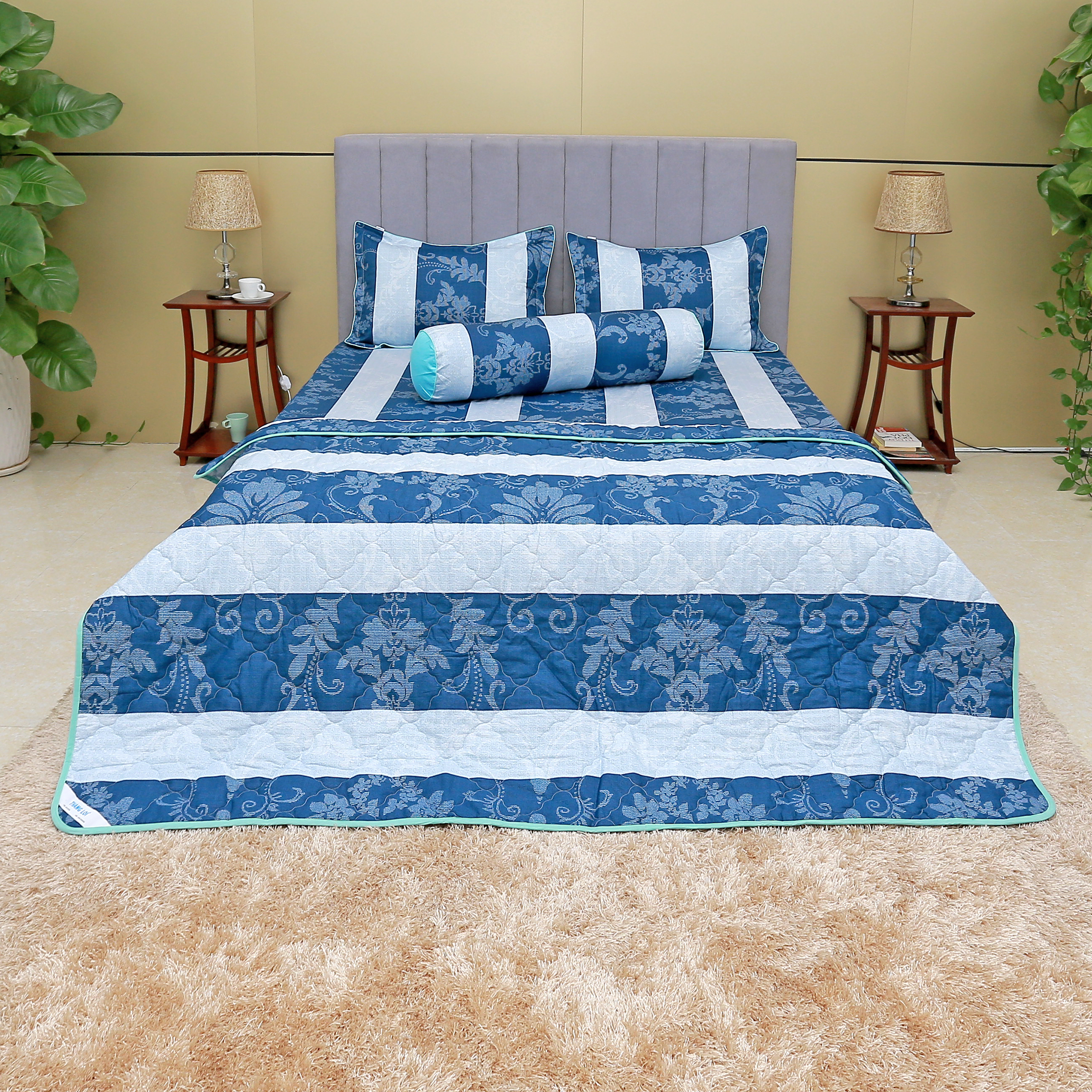 Chăn Chần Cotton Hoa Thắng Lợi Mẫu 43- Chính hãng