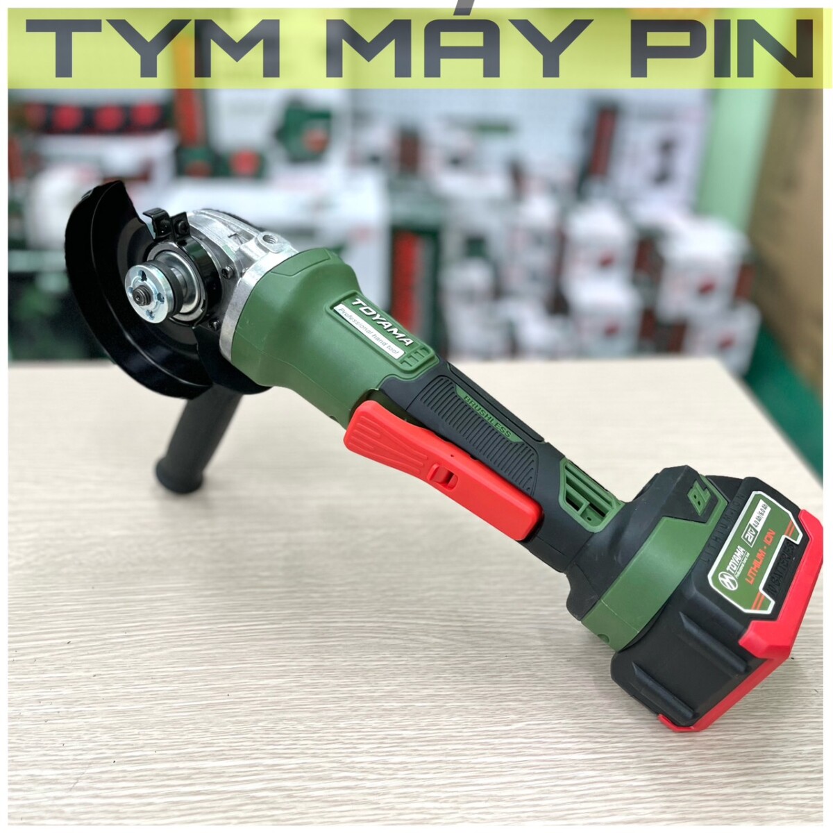 Bộ máy mài góc sử dụng pin Toyama C-05 - tym máy pin