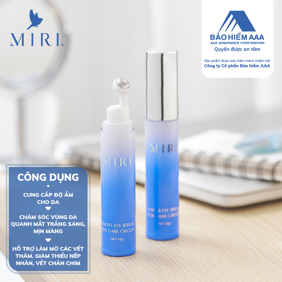 Serum dành cho da bị thâm quầng mắt MIRI 10gr