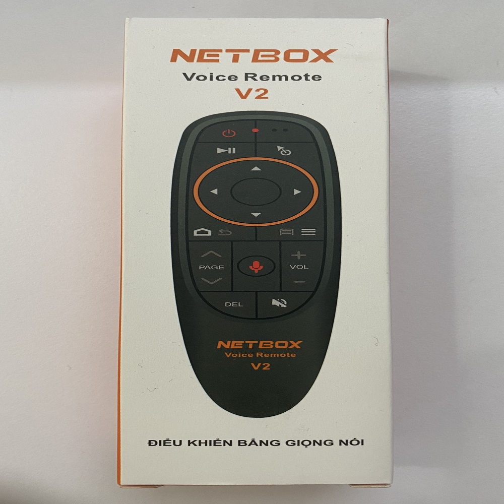 Điều Khiển giọng nói NETBOX V2 ,KÈM PIN 3A ,Tích hợp MIC VOICE siêu nhạy - Hàng chính hãng