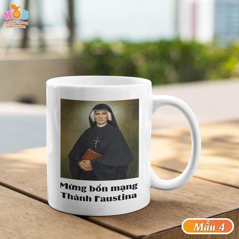 Ly sứ HoB in hình Thánh Faustina