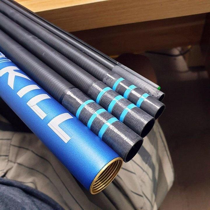 Cần Câu Tay Ngọc Tiêu Kiếm Độ Cứng 5H Chuyên Săn Cá Chép Trắm Trôi Chất Liệu Carbon Xoắn CT18