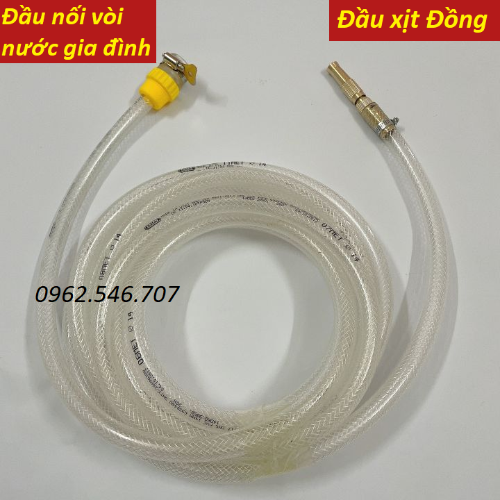 Bộ vòi xịt tăng áp lực nước dành cho rửa xe, tưới cây gia đình ,lắp cho vòi nước nhà tiện dụng