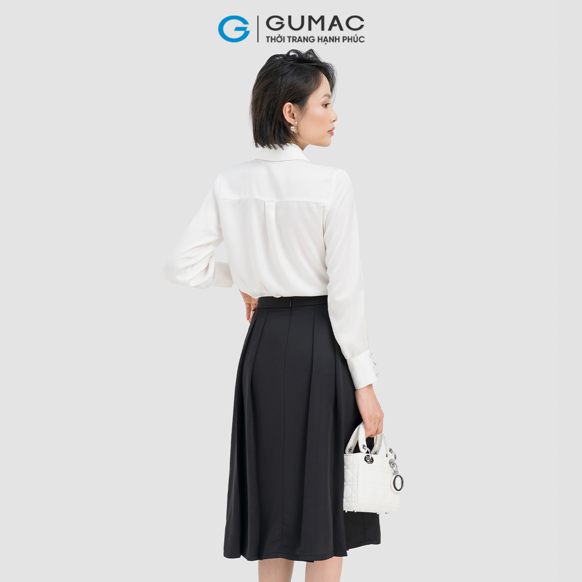 Chân váy phối phụ kiện Gumac LVD0402