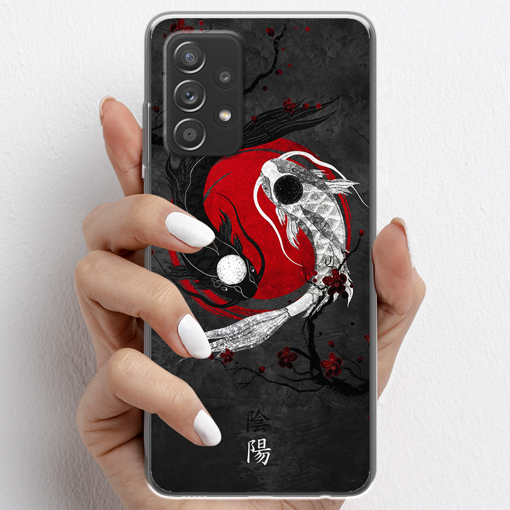 Ốp lưng cho Samsung Galaxy A52 , Samsung Galaxy A52s 5G nhựa TPU mẫu Cá âm dương