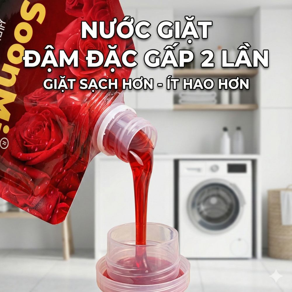 Nước giặt hương nước hoa Soonmi 3.8L - hàng chính hãng