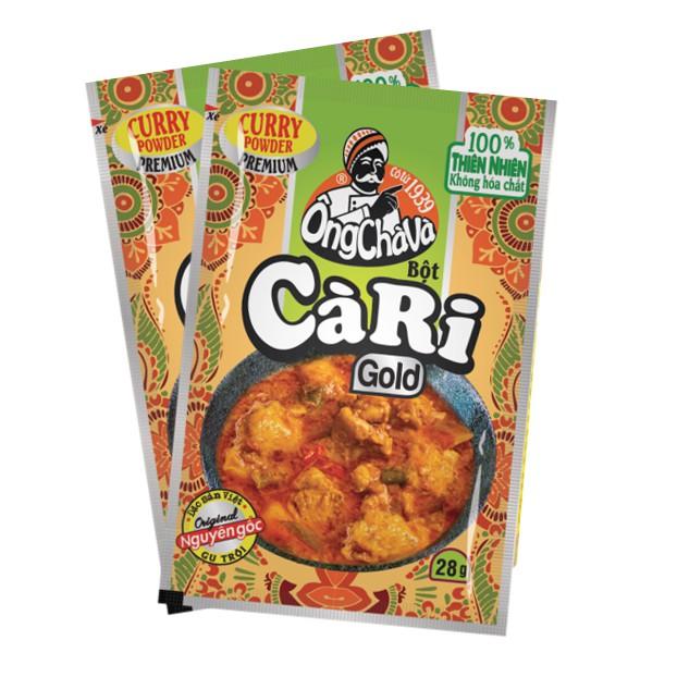 Combo 2 gói Bột Cà Ri Gold Ông Chà Và 28gr (Curry Powder)