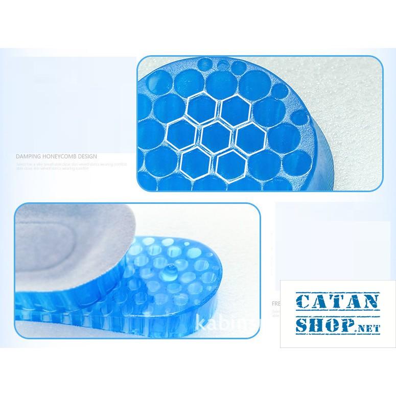 Combo 4 miếng lót đế giày tăng chiều cao silicon siêu êm ái, giày đế cao, giày độn gót GD192-LGIAYTCC-4XANH