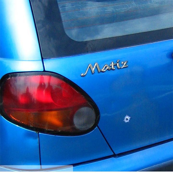 Tem Logo Chữ Nổi Matiz Dán Trang Trí Đuôi Xe Matiz