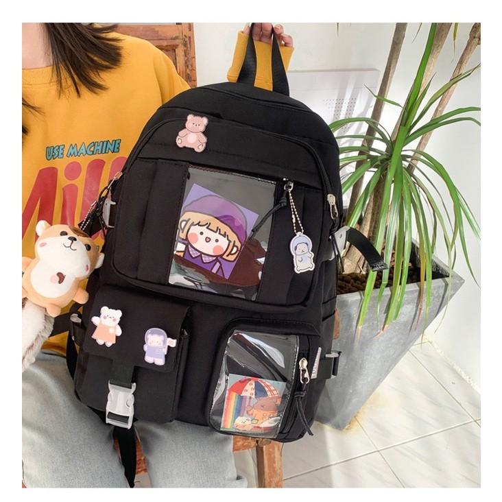 Balo đi học ulzzang chống nước giá rẻ thời trang phong cách Hàn Quốc SW234