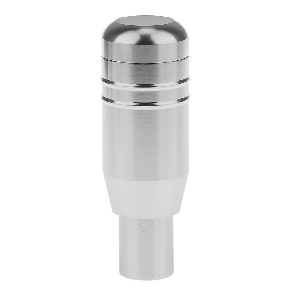 Silver Universal Aluminum Automatic Car Gear Shift Knob Manual Shifter Truck