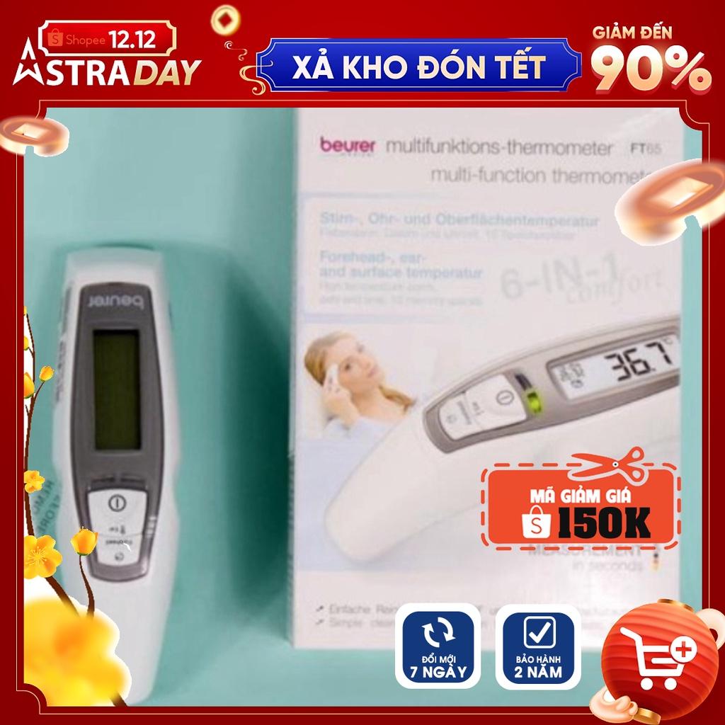 Nhiệt kế điện tử hồng ngoại Beurer FT65, máy đo thân nhiệt, đo nhiệt độ, 6 trong 1, đo nhanh chính xác