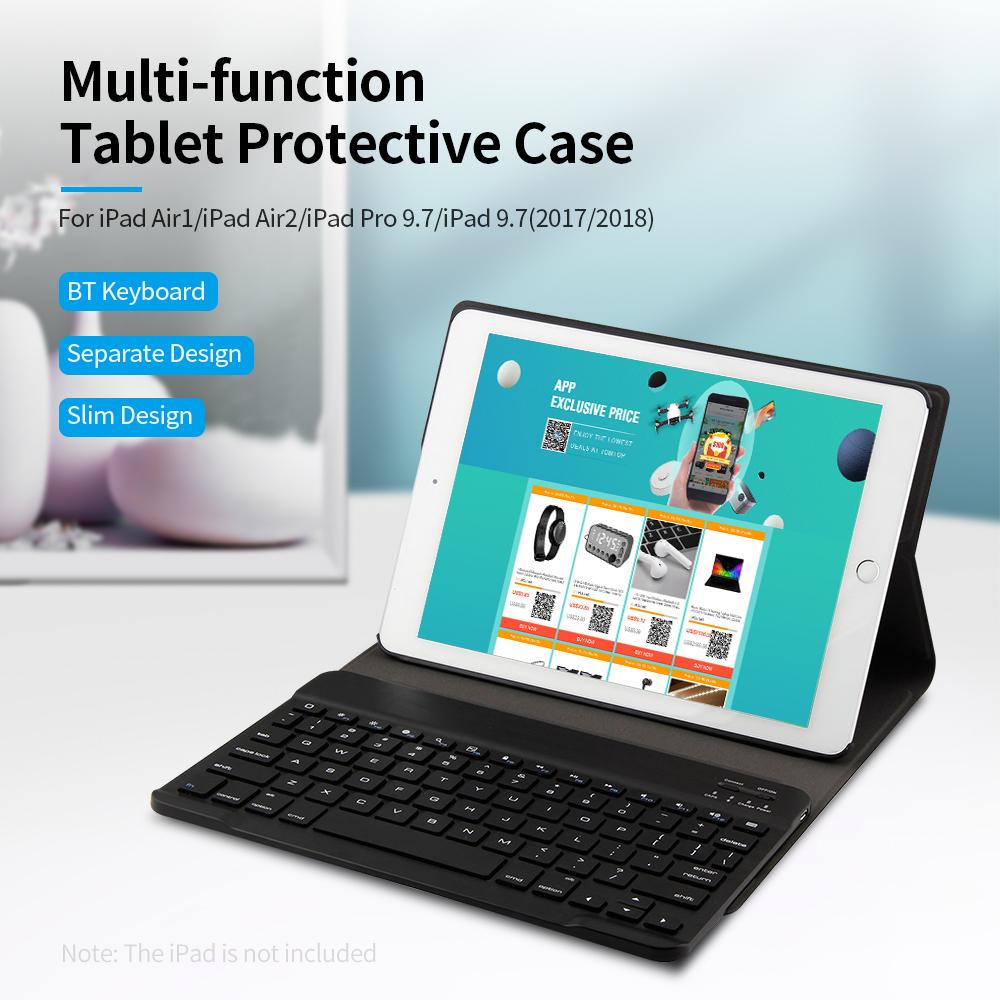 Vỏ bàn phím không dây BT3.0 cho iPad Air1 / iPad Air2 / iPad Pro 9.7 / iPad 9.7