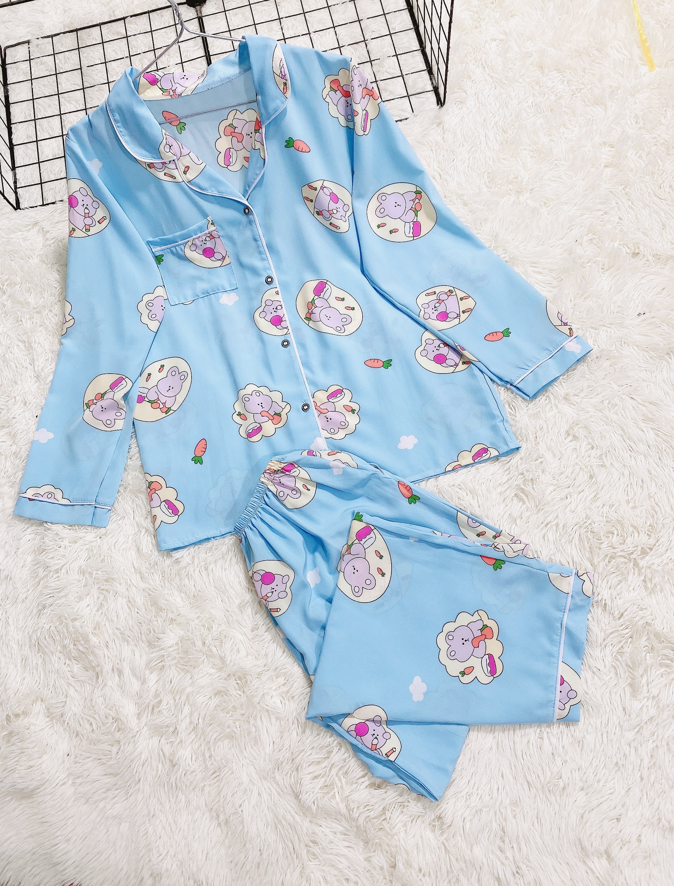 [RẺ VÔ ĐỊCH] Dài Bigsize Pijama  50-70kg  Lụa Hàn cao cấp - Đồ bộ nữ đồ ngủ mặc nhà xịn