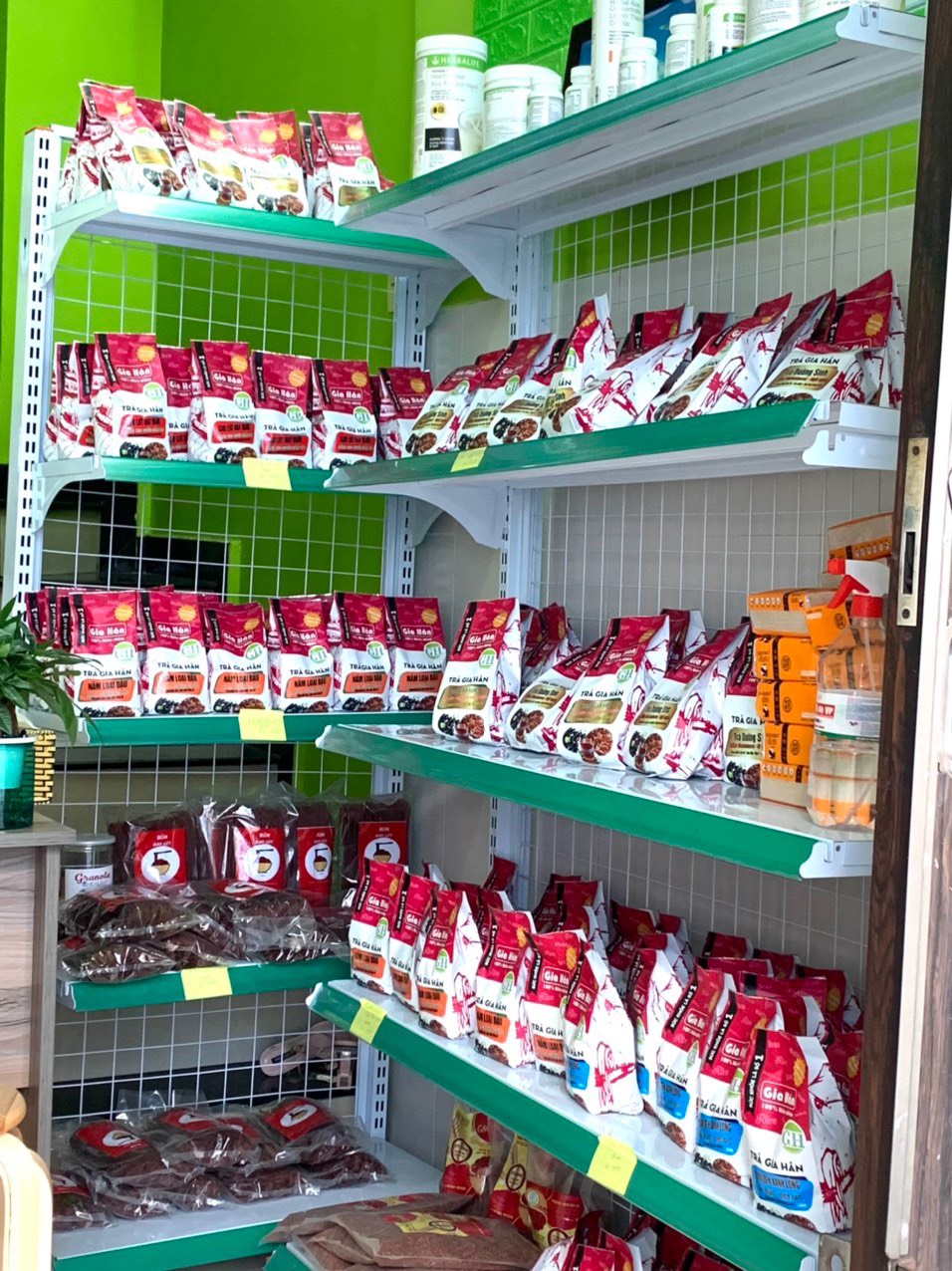 TRÀ GẠO LỨT GIẢM CÂN GIA HÂN , GIẢM MỠ 100% Thiên nhiên