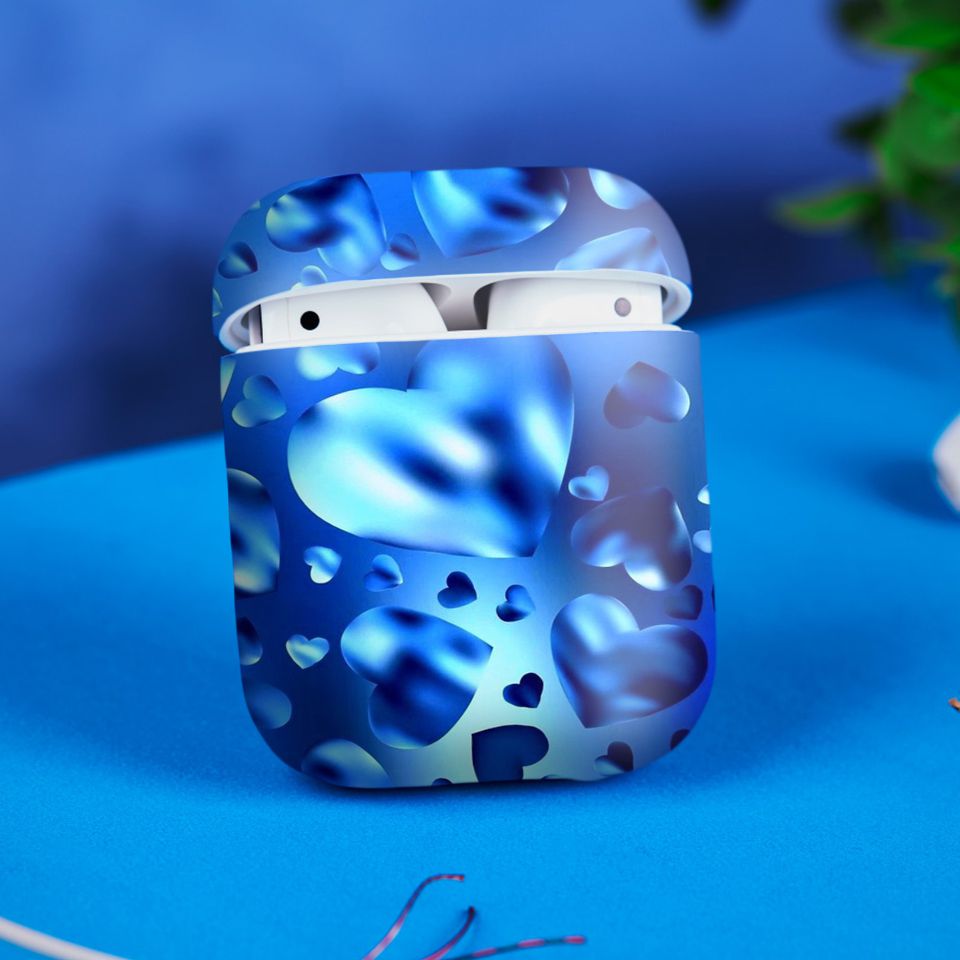 Miếng dán skin chống bẩn cho tai nghe AirPods in hình Họa tiết - HTx026 (bản không dây 1 và 2)