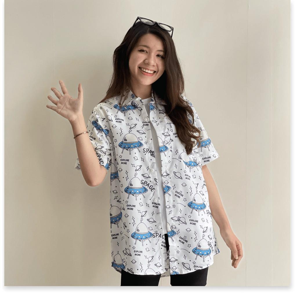 ÁO SƠ MI TRẮNG HOẠ TIẾT SIÊU ĐẸP , ĐỘC LẠ DÀNH CHO BẠN NỮ THỜI TRANG LANO STORE