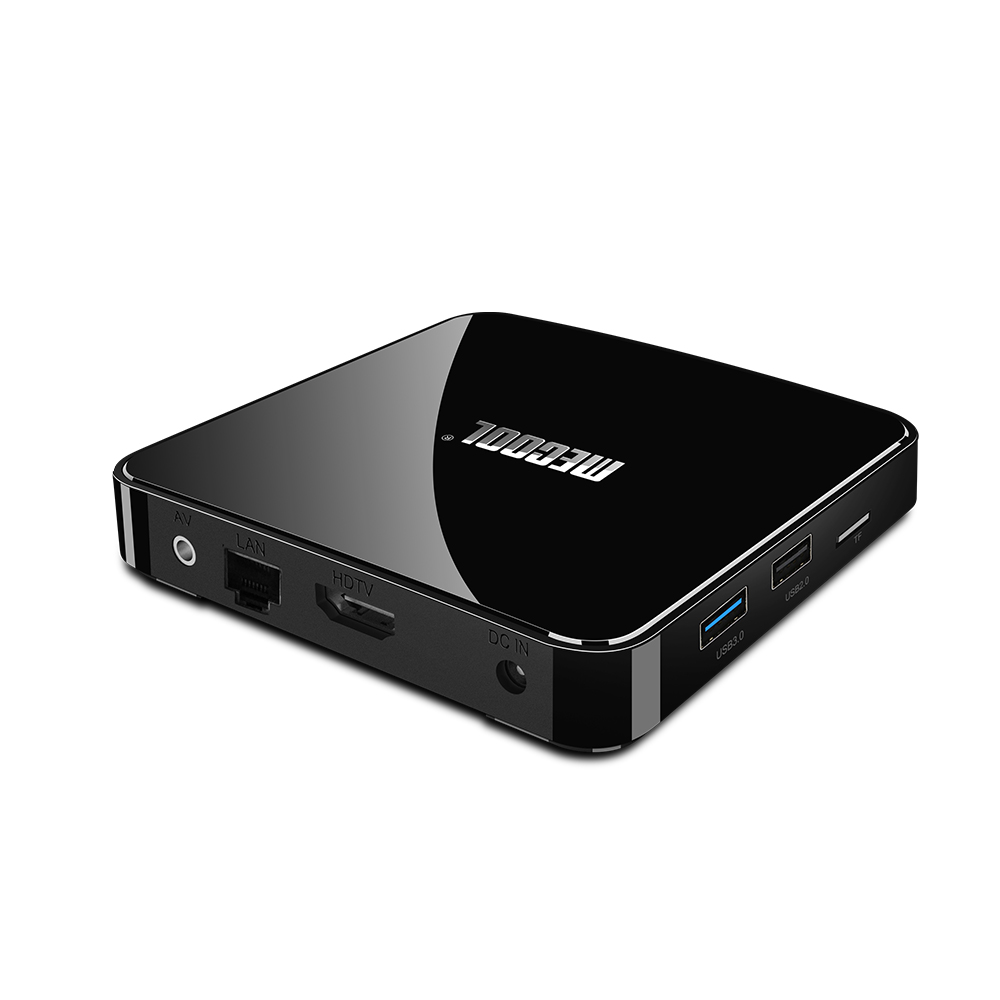 Android TiviBox Mecool KM3 - Bản Dual Wifi - Hỗ Trợ 4K - Hàng Chính Hãng