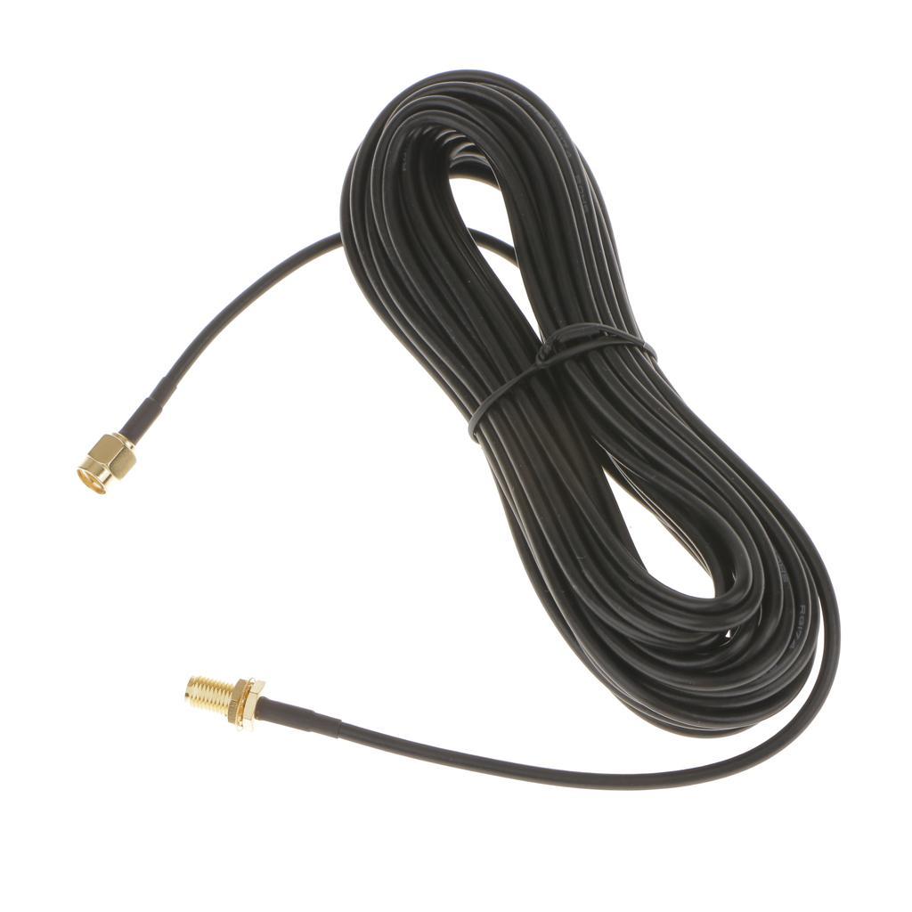 4G 25DBI Antenna SMA + 9M Extension Cable for RP-SMA Male / Female Antenna