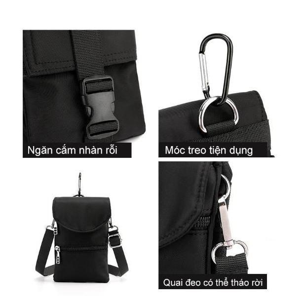 Khuyến mãi - Túi đeo chéo túi xách túi đeo hông đeo tay mini OUTDOOR cho Phái đẹp chống nước