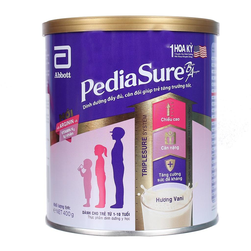 Sữa bột PediaSure BA hộp 400g (dành cho bé từ 1-10 tuổi)