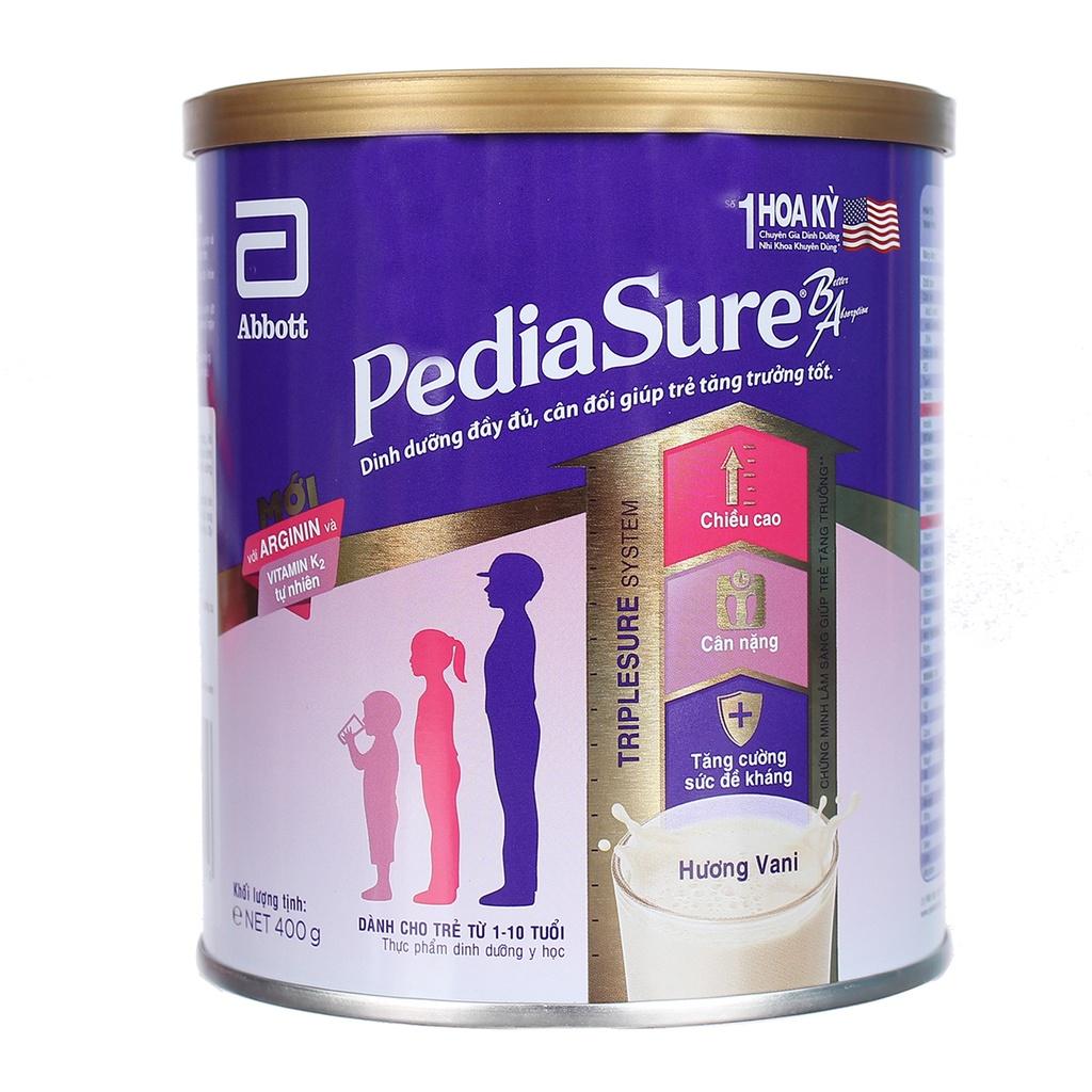 Sữa bột PediaSure BA hộp 400g (dành cho bé từ 1-10 tuổi)