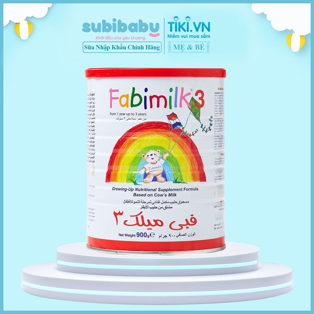 Sữa Fabimilk số 3 900g dành cho trẻ từ 12-36 tháng