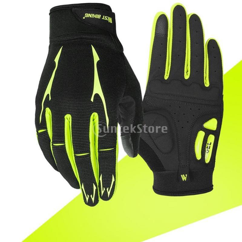 Full Finger Bike Cycling Gloves Touch Screen Windproof Riding Mittens M