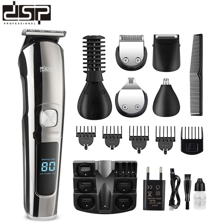Tông đơ cắt tóc đa năng 11 trong 1 DSP 90350 Công suất: 5W chống nước: IPX6 - HÀNG CHÍNH HÃNG