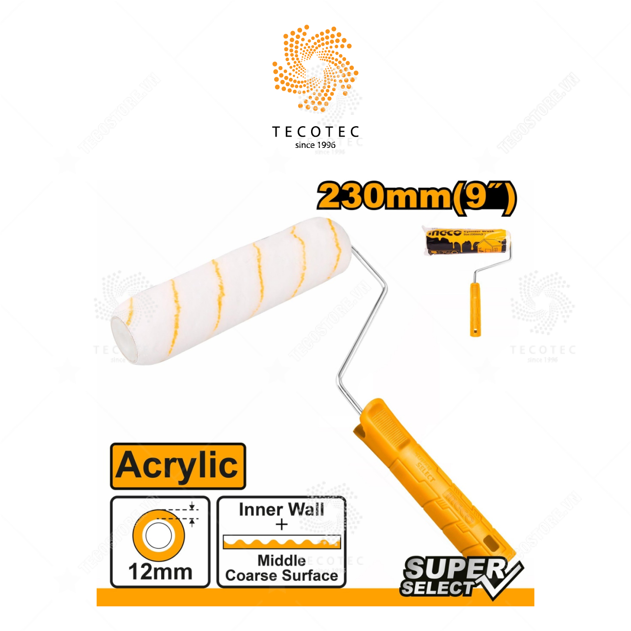 Chổi lăn sơn INGCO HRHT282302