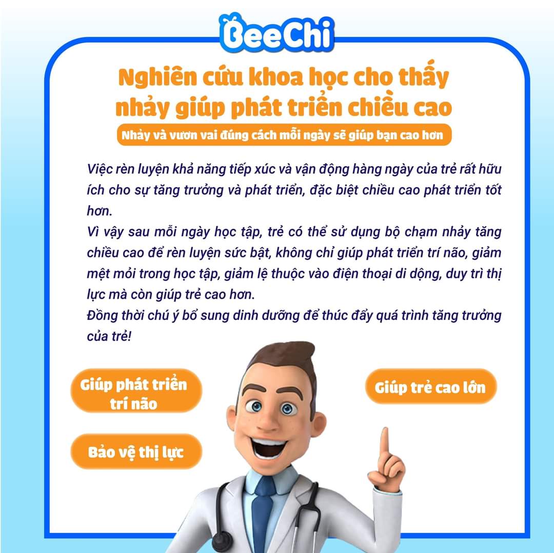 [Bộ đếm Tiếng Việt- dạy con tập đếm] Bộ Chạm Nhảy Tăng Chiều Cao cho bé thỏa sức hoạt động