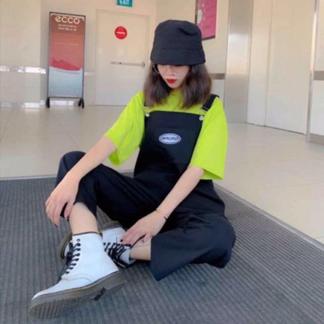 Yếm Kaki Unisex ️ Quần Yếm kaki ĐEN/ KEM unisex Nam nữ unisex