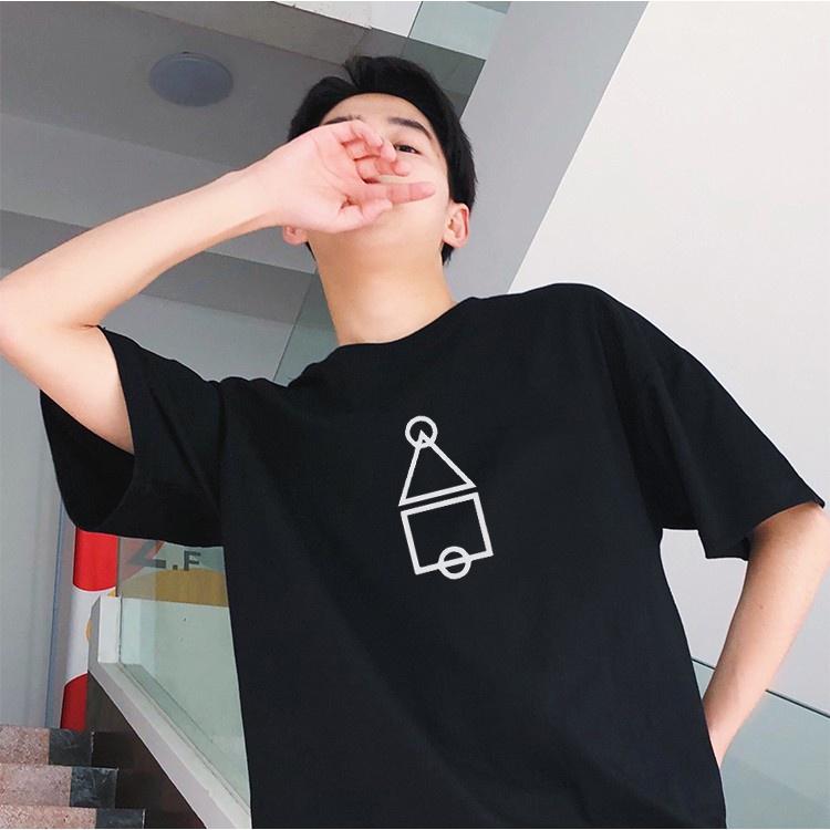 Áo thun unisex tay lỡ nam nữ form rộng The Squid Game họa tiết đẹp vải dày mịn