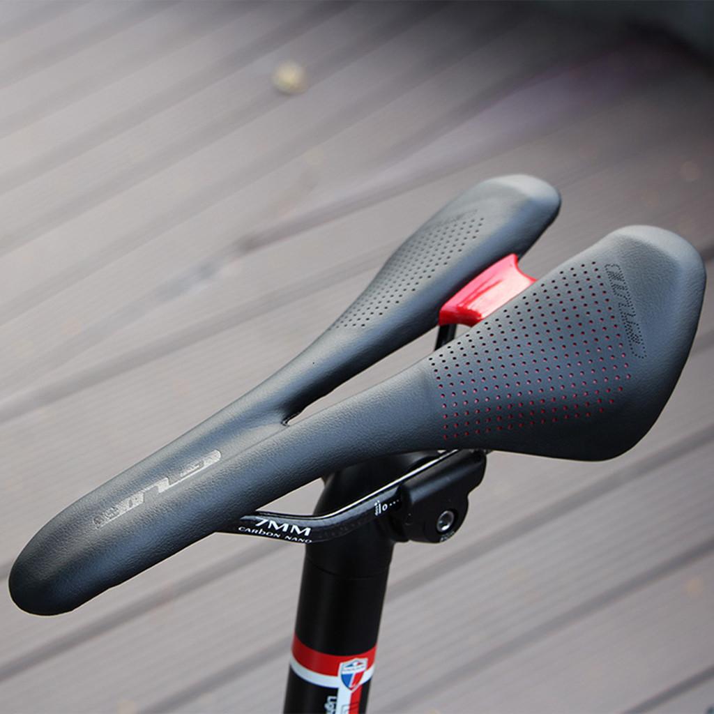 Padded Bike Saddle Comfy Lightweight Carbon Fiber Mountain Bike Bicycle Saddle Seat Universal