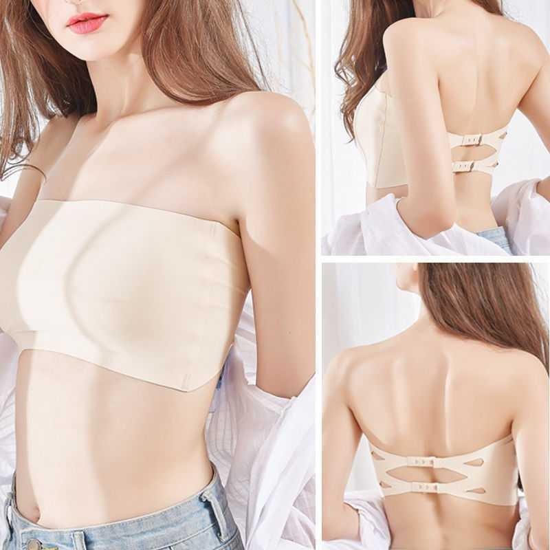 Áo Bra Nữ Quây Ngang Không Dây Đệm Mỏng Mềm Mát- BRA8883