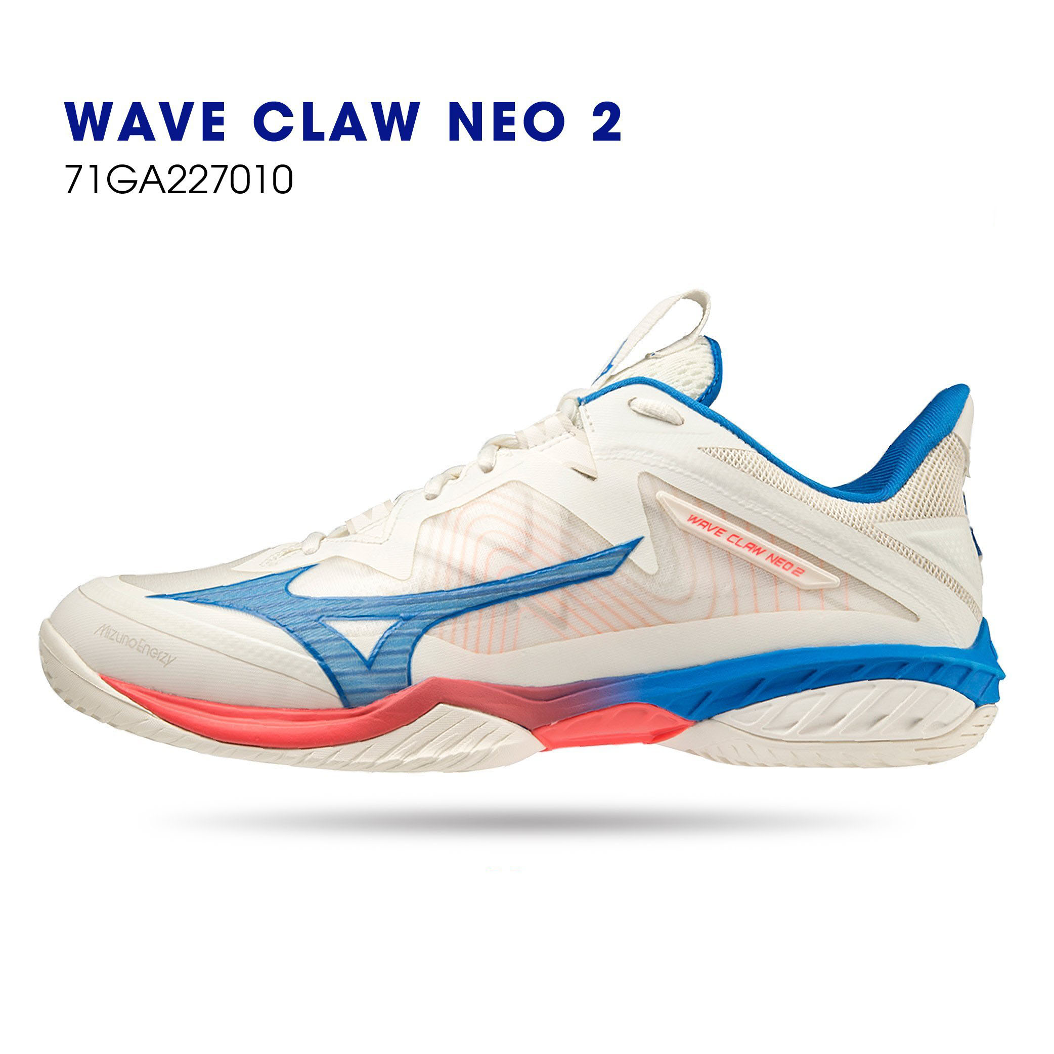 Giày cầu lông Mizuno Wave Claw neo 2 chính hãng chuyên nghiệp cho cả nam và nữ-tặng tất thể thao bendu