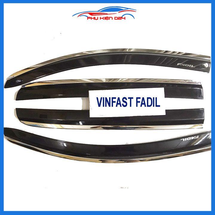 Vè mưa Fadil 2019-2021 chỉ inox cao cấp bảo vệ xe