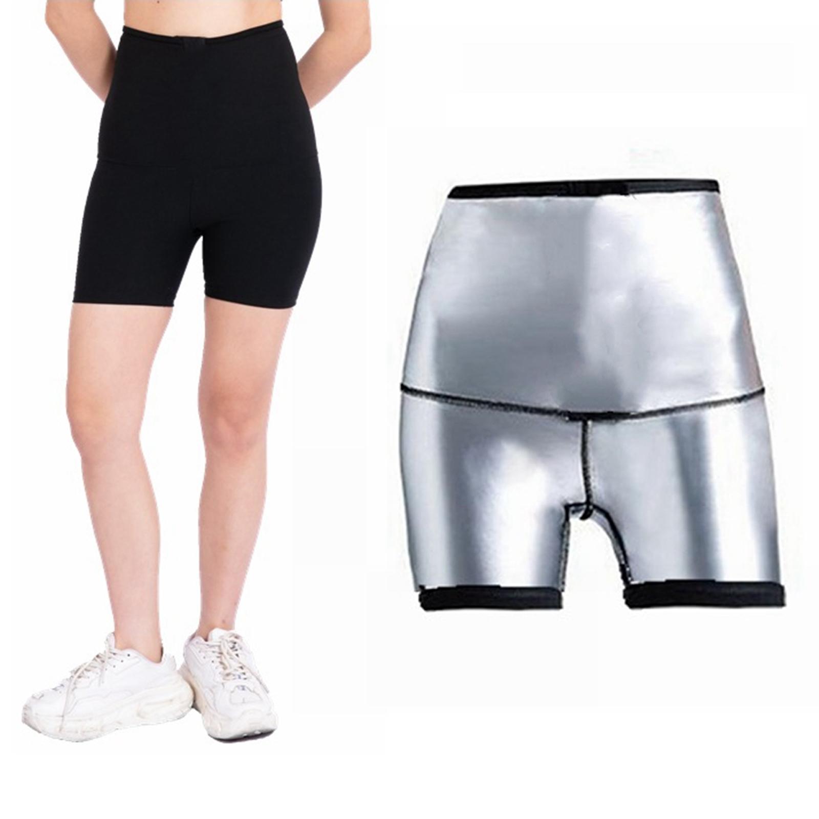 2x Women Sauna Pants Slimming Tummy Gym Summer Thermo Shapewear Shorts