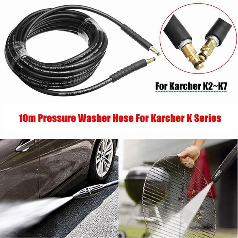 Hình ảnh 10M dây phun áp lực nối dài TypeA máy rửa xe Karcher K2 - K7+ kết nối nhanh cao cấp(Hàng OEM)