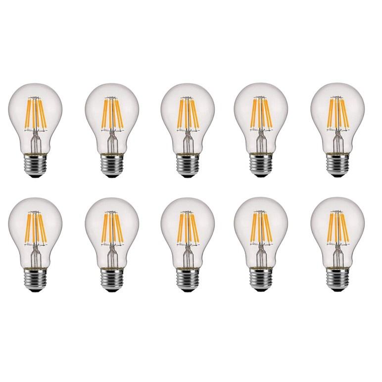 BÓNG ĐÈN LED EDISON A60 4w 8W vàng 2200k - 2700k, ánh sáng êm dịu, tiết kiệm điện