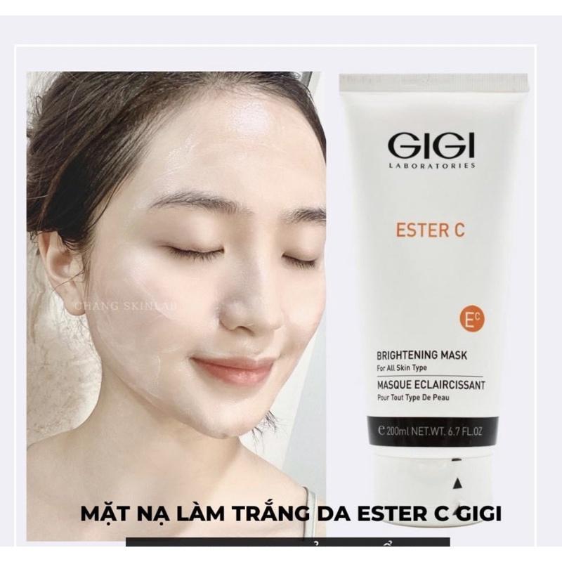 Mặt nạ trắng da GIgi Ester C Brightening Mask GiGi căng mịn da se khít lỗ chân lông cấp ẩm cho da - Hee's Beauty